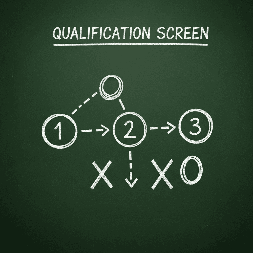 Qualification Screen play diagram