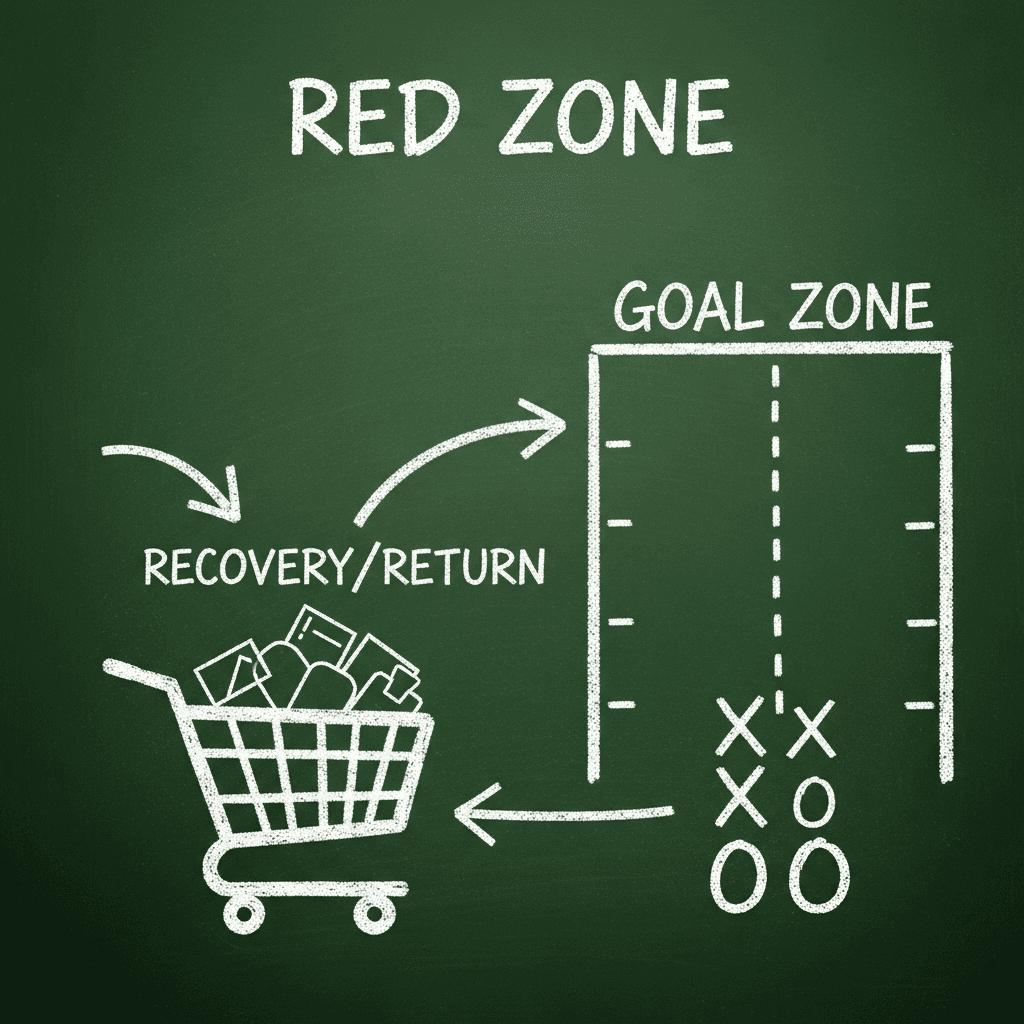Red Zone play diagram