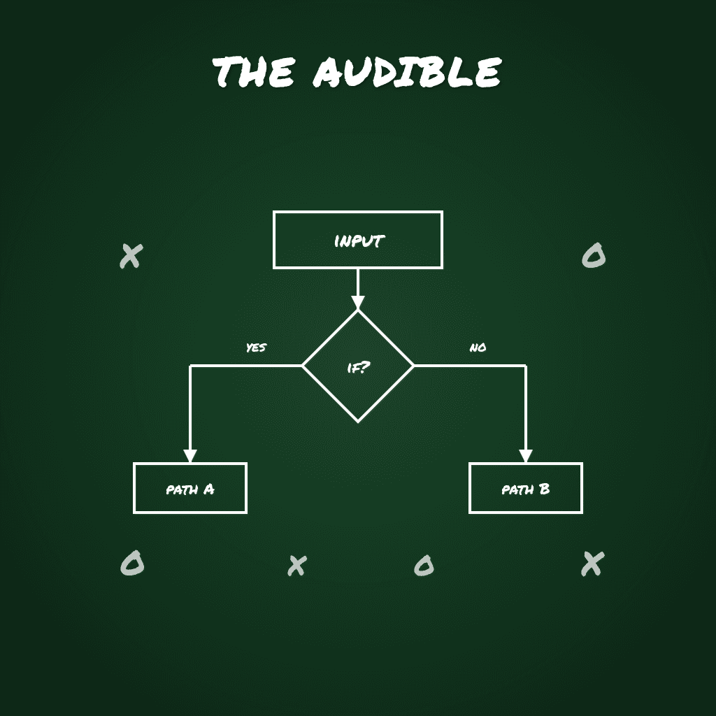 The Audible play diagram