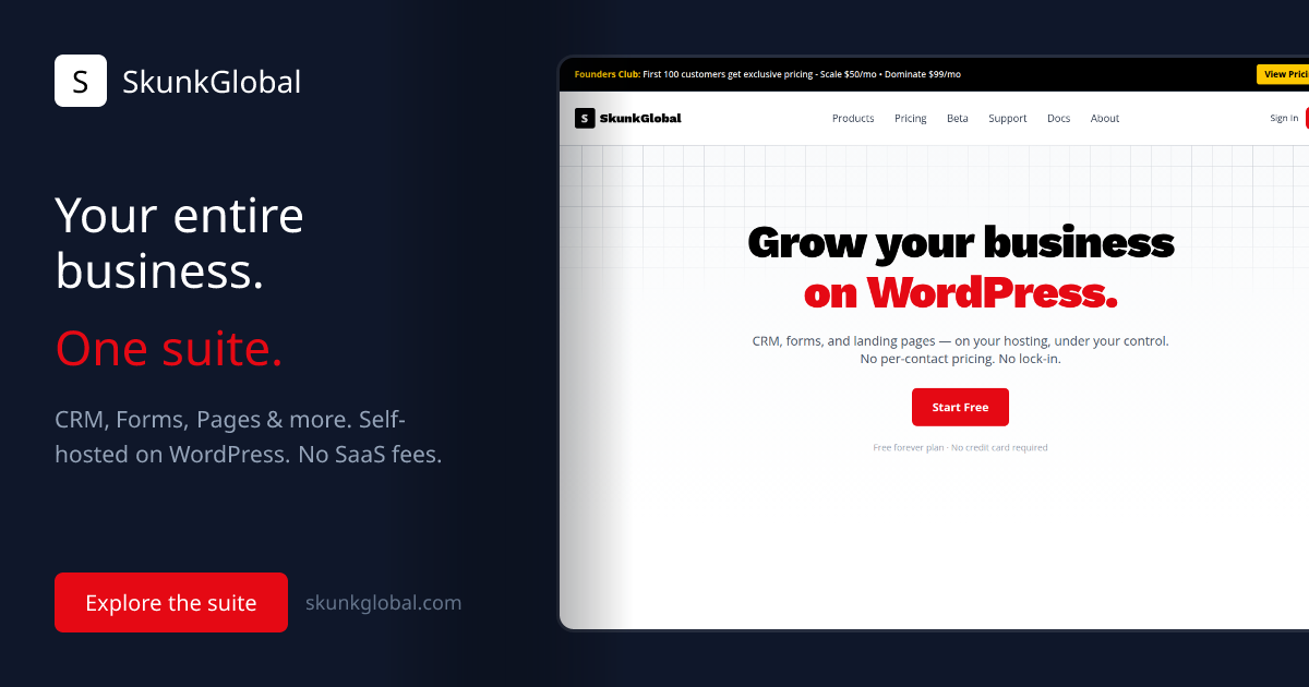 Form Templates - SkunkForms Documentation